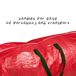 Red Large Holiday Tree Storage Bag (Up to 9 Feet)