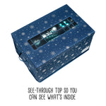 See-through top so you can see what's inside