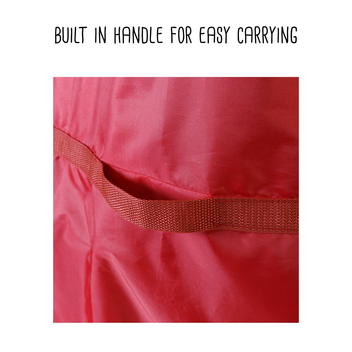 Built in handle for easy carrying
