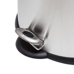 Silver 5L Stainless Steel Oval Step Trash Can