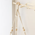 macrame wall hanging boho aesthetic corner shelf roomtery