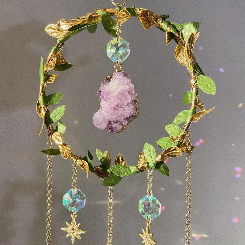 Magic Crystal Amethyst Suncatcher