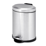 Silver 5L Stainless Steel Oval Step Trash Can