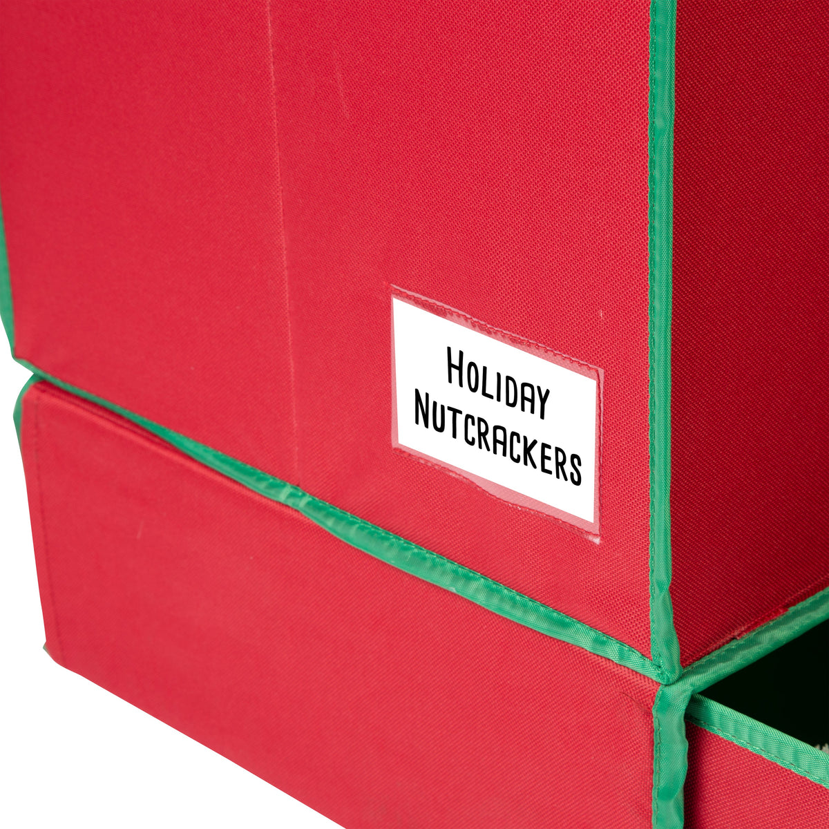 Red Holiday Décor Storage Box