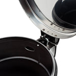 Silver 30L Round Stainless Steel Step Trash Can