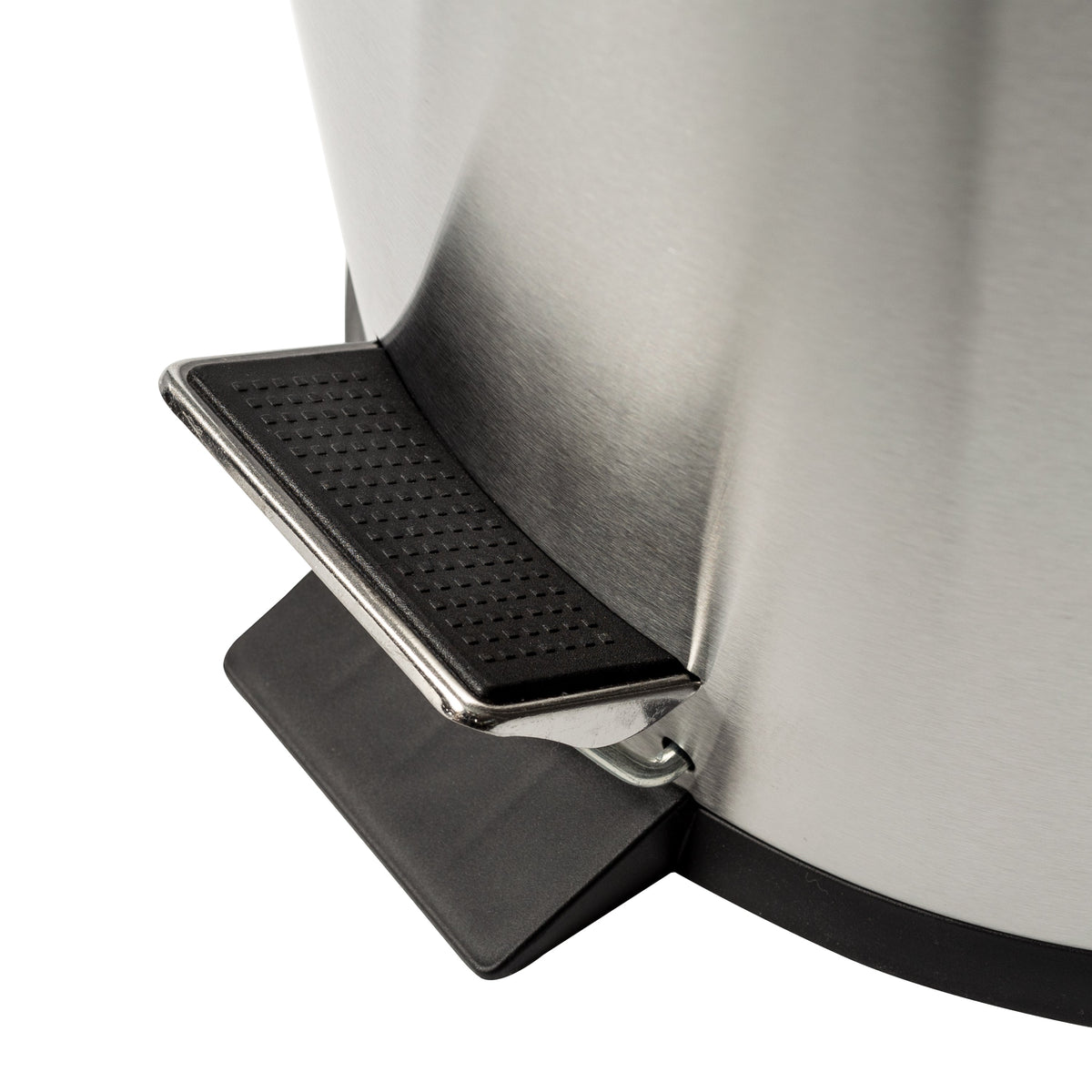 Silver 30L Stainless Steel Round Step Trash Can