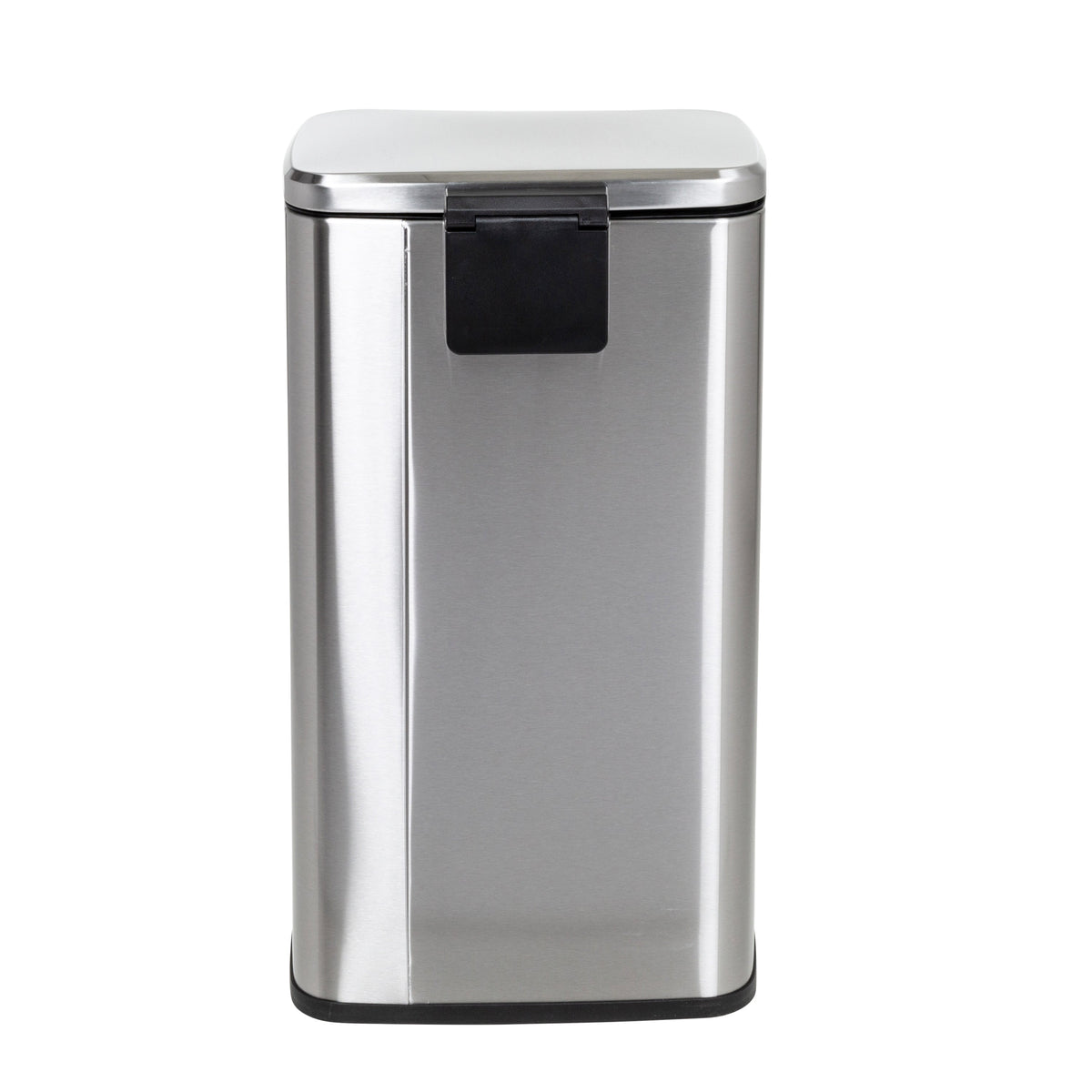 Silver 30L and 5L Stainless Steel Step Trash Cans (Set of 2)