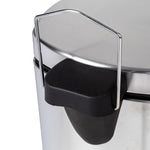 Silver 30L Stainless Steel Soft-Close Step Trash Can with Lid