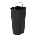 Silver 30L Stainless Steel Soft-Close Step Trash Can with Lid